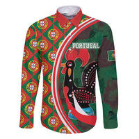 Personalized Portugal Rooster of Barcelos Family Matching Mermaid Dress and Hawaiian Shirt Portuguese Flag