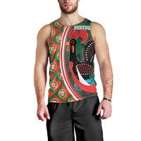 Personalized Portugal Rooster of Barcelos Men Tank Top Portuguese Flag