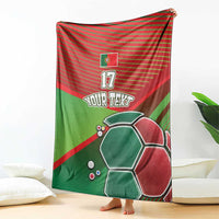 Custom Portugal Football Go Champions Blanket Sporty Style