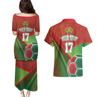 Custom Portugal Football Go Champions Couples Matching Puletasi and Hawaiian Shirt Sporty Style