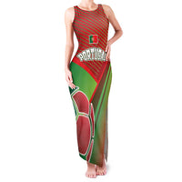 Custom Portugal Football Go Champions Family Matching Tank Maxi Dress and Hawaiian Shirt Sporty Style