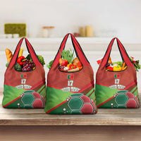 Custom Portugal Football Go Champions Grocery Bag Sporty Style