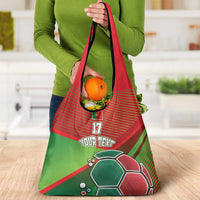 Custom Portugal Football Go Champions Grocery Bag Sporty Style