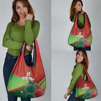 Custom Portugal Football Go Champions Grocery Bag Sporty Style