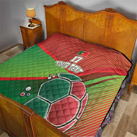 Custom Portugal Football Go Champions Quilt Sporty Style