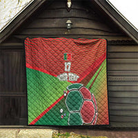 Custom Portugal Football Go Champions Quilt Sporty Style