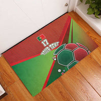 Custom Portugal Football Go Champions Rubber Doormat Sporty Style