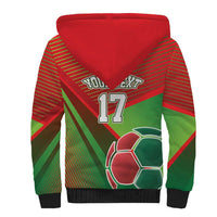 Custom Portugal Football Go Champions Sherpa Hoodie Sporty Style