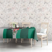 Personalized Bulgaria Coat of Arms Tablecloth A Crowned Golden Lion with Rose