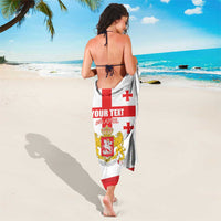 Personalized Georgia National Unity Day Sarong 9th April with Coat of Arms and Flag