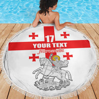 Custom Georgia Football We are Champions Beach Blanket Sporty Style with Coat of Arms