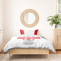 Custom Georgia Football We are Champions Bedding Set Sporty Style with Coat of Arms