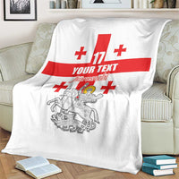 Custom Georgia Football We are Champions Blanket Sporty Style with Coat of Arms