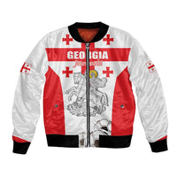 Custom Georgia Football We are Champions Bomber Jacket Sporty Style with Coat of Arms