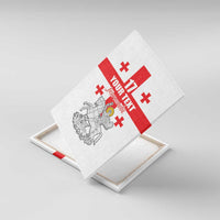 Custom Georgia Football We are Champions Canvas Wall Art Sporty Style with Coat of Arms