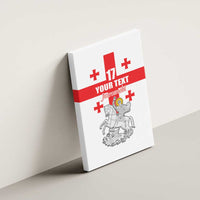 Custom Georgia Football We are Champions Canvas Wall Art Sporty Style with Coat of Arms