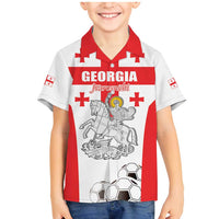 Custom Georgia Football We are Champions Family Matching Mermaid Dress and Hawaiian Shirt Sporty Style with Coat of Arms