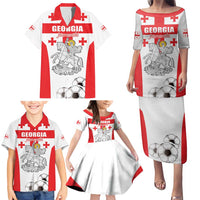 Custom Georgia Football We are Champions Family Matching Puletasi and Hawaiian Shirt Sporty Style with Coat of Arms