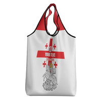Custom Georgia Football We are Champions Grocery Bag Sporty Style with Coat of Arms