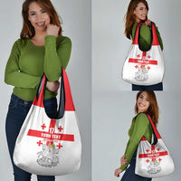 Custom Georgia Football We are Champions Grocery Bag Sporty Style with Coat of Arms