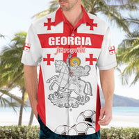 Custom Georgia Football We are Champions Hawaiian Shirt Sporty Style with Coat of Arms