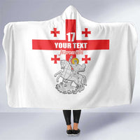 Custom Georgia Football We are Champions Hooded Blanket Sporty Style with Coat of Arms