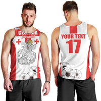 Custom Georgia Football We are Champions Men Tank Top Sporty Style with Coat of Arms