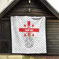 Custom Georgia Football We are Champions Quilt Sporty Style with Coat of Arms