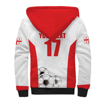Custom Georgia Football We are Champions Sherpa Hoodie Sporty Style with Coat of Arms