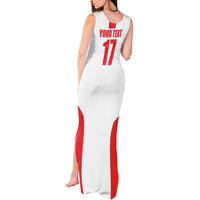 Custom Georgia Football We are Champions Tank Maxi Dress Sporty Style with Coat of Arms