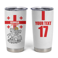 Custom Georgia Football We are Champions Tumbler Cup Sporty Style with Coat of Arms
