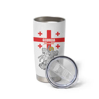 Custom Georgia Football We are Champions Tumbler Cup Sporty Style with Coat of Arms