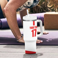 Custom Georgia Football We are Champions Tumbler With Handle Sporty Style with Coat of Arms