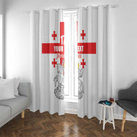 Custom Georgia Football We are Champions Window Curtain Sporty Style with Coat of Arms