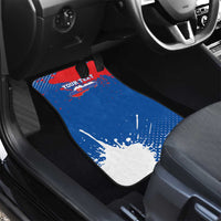 Personalized Slovakia Coat of Arms Car Mats Map Flag Style