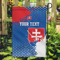 Personalized Slovakia Coat of Arms Garden Flag Map Flag Style