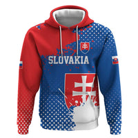Personalized Slovakia Coat of Arms Hoodie Map Flag Style