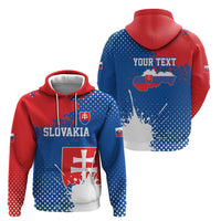 Personalized Slovakia Coat of Arms Hoodie Map Flag Style