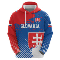 Personalized Slovakia Coat of Arms Hoodie Map Flag Style
