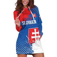 Personalized Slovakia Coat of Arms Hoodie Dress Map Flag Style