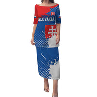 Personalized Slovakia Coat of Arms Puletasi Map Flag Style