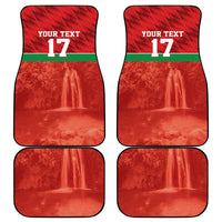 Custom Guadelope Football Car Mats Basse Terre Red Style
