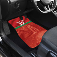 Custom Guadelope Football Car Mats Basse Terre Red Style