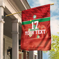 Custom Guadelope Football Garden Flag Basse Terre Red Style