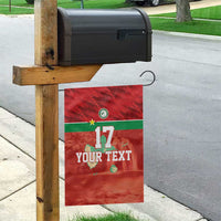 Custom Guadelope Football Garden Flag Basse Terre Red Style