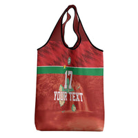 Custom Guadelope Football Grocery Bag Basse Terre Red Style