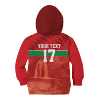 Custom Guadelope Football Kid Hoodie Basse Terre Red Style