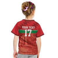 Custom Guadelope Football Kid T Shirt Basse Terre Red Style