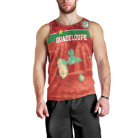 Custom Guadelope Football Men Tank Top Basse Terre Red Style