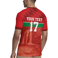 Custom Guadelope Football Rugby Jersey Basse Terre Red Style